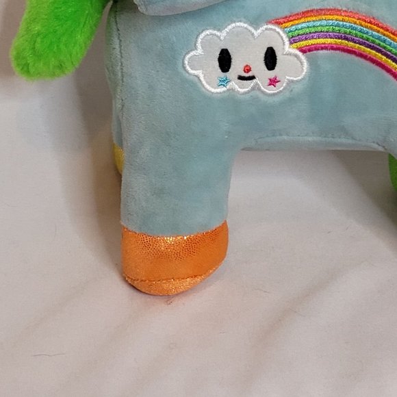 Tokidoki Pixie Rainbow Unicorno Plush 10 Inches Stuffed Unicorn Blue - Picture 6 of 16